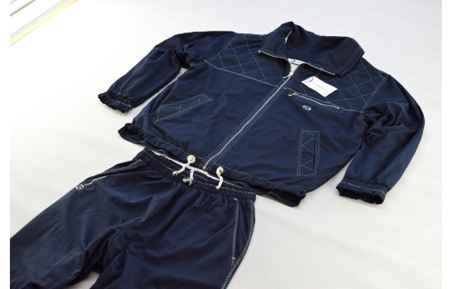 Sergio Tacchini Trainings Anzug Sport Track Jump Suit Vintage 90er 90s Blau 46