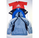 3x Adidas T-Shirt TShirt Longsleeve Pullover Kapuze Top...