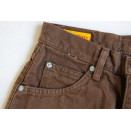 Edwin Jeans Hose Newton Slim Vintage Distressed Used Japan Grau Braun W 38 L 34