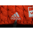 Adidas Beanie Mütze Winter Ski Strick Knit West Germany 80s 80er Red Rot Vintage