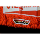 Adidas Beanie Mütze Winter Ski Strick Knit West Germany 80s 80er Red Rot Vintage