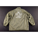 Naf Naf Vintage Windbreaker Jacke Nylon Flieger Jacket...