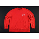 Lee Pullover Sweater Sweat Shirt Crewneck Jumper Rot Red...