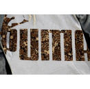 Puma Pullover Sweater Sweatshirt Kapuze Sport Track Top Jumper Animal Print 36 S