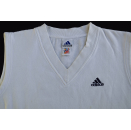Adidas Pullunder Pullover Sweater Tennis Vintage 90er 90s Jumper Sport Weiß 52 L