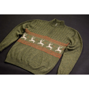 Hammerschmid Trachten Pullover Sweatshirt Sweater Top Lammwolle Oktoberfest Gr L