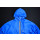 K-Way Regen Jacke Rain Jacket Top Windbreaker Kapuze France Vintage Nylon Blau 7