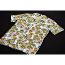Scala Vintage Hemd Button Down Shirt Hawaii Palm Tree...