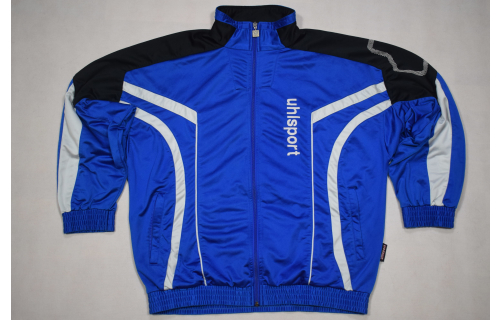 UhlSport Trainings Jacke Track Top Sport Jacket Vintage 90er 90s Casual Blau M